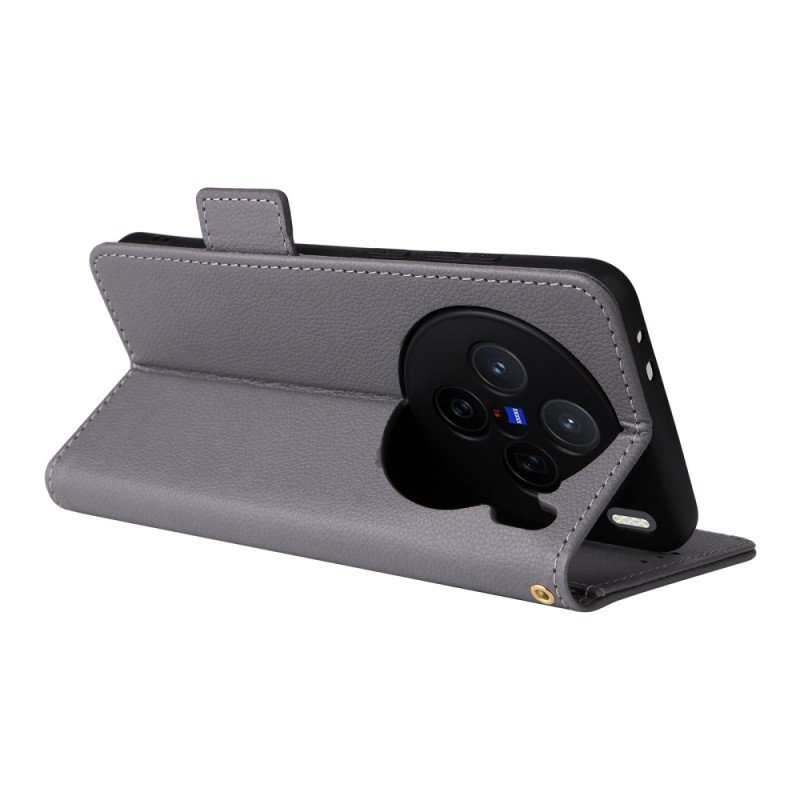 Fodral Vivo X200 Konstläder Med Rem