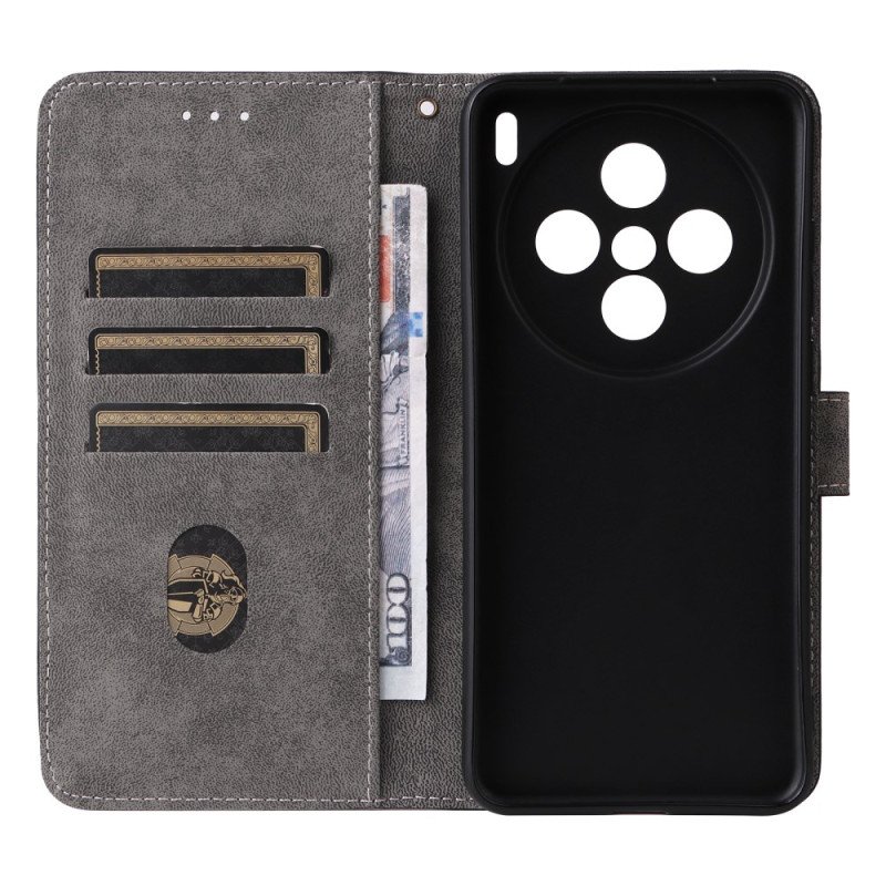 Fodral Vivo X200 Mockaeffekt Med Rem