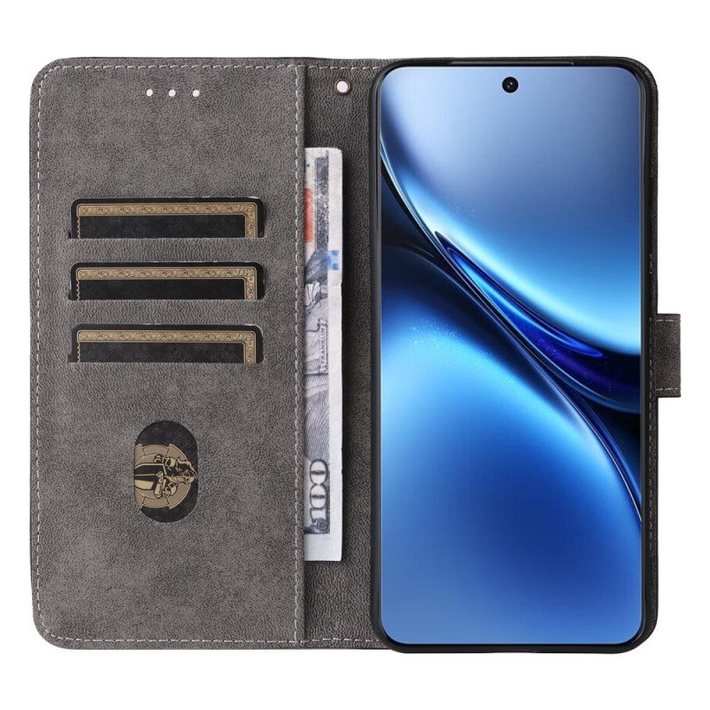 Fodral Vivo X200 Mockaeffekt Med Rem