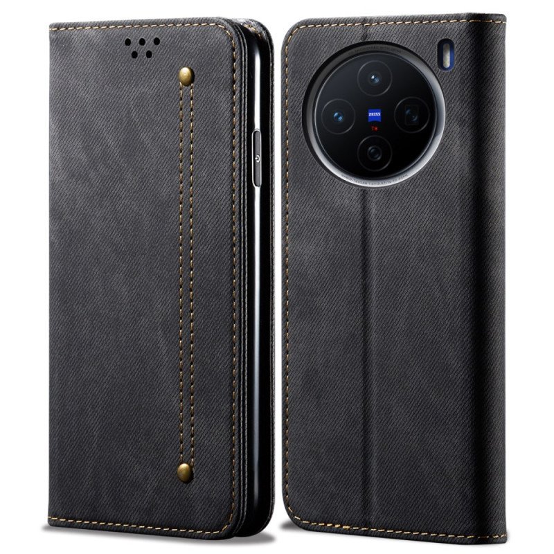 Folio-fodral Vivo X200 Denimtyg