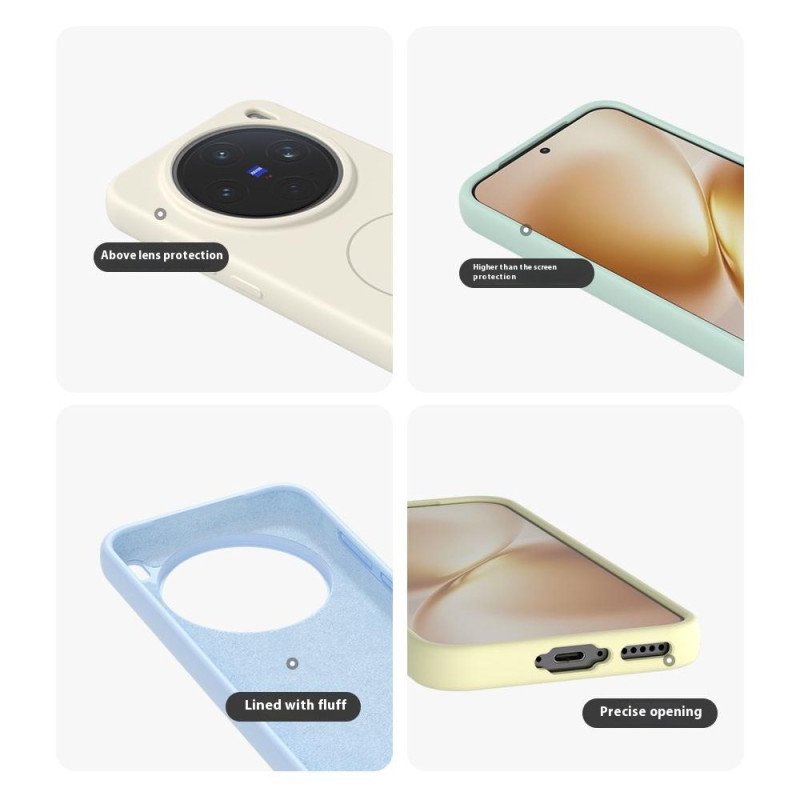 Skal Vivo X200 Magsafe Flytande Silikon