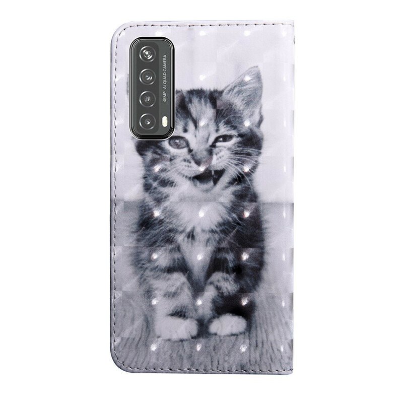 Fodral Huawei P Smart 2021 Ljusfläck Kattungen Ignatius