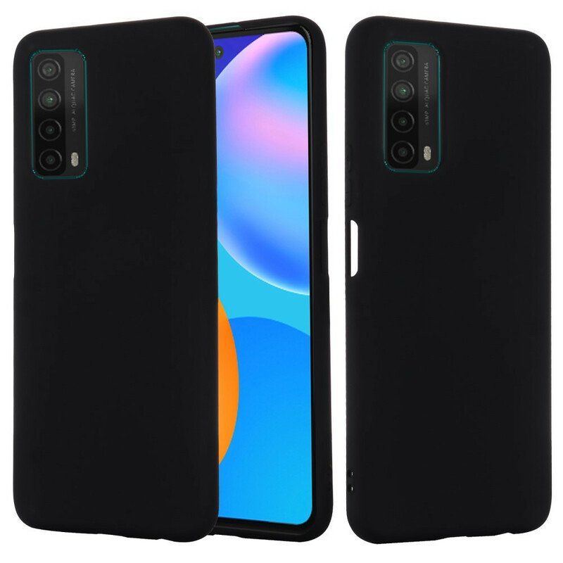 Skal Huawei P Smart 2021 Flytande Silikon Med Snodd