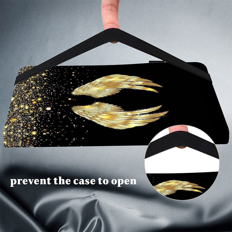 Case iPad Pro 13 (2025) Telefonfodral Gyllene Vingar