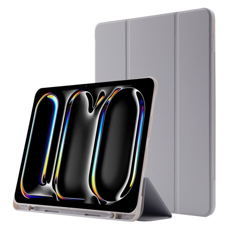 Case iPad Pro 13 (2025) Telefonfodral Trippelvikbart Stativ Och Pennhållare