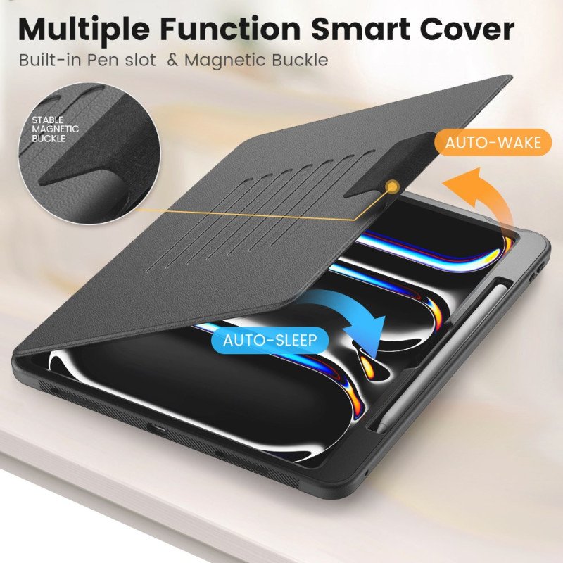 Fodral iPad Pro 13 (2025) Korthållare Och Magnetisk Hållare