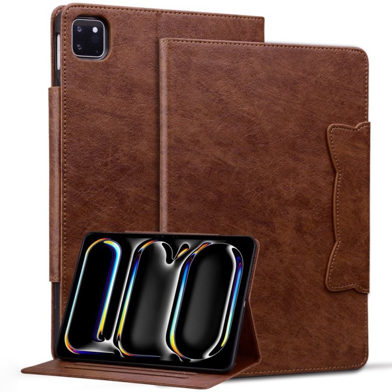 Fodral iPad Pro 13 (2025) Magnetstängning Med Kattdesign