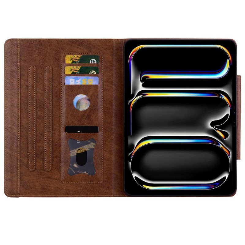 Fodral iPad Pro 13 (2025) Magnetstängning Med Kattdesign