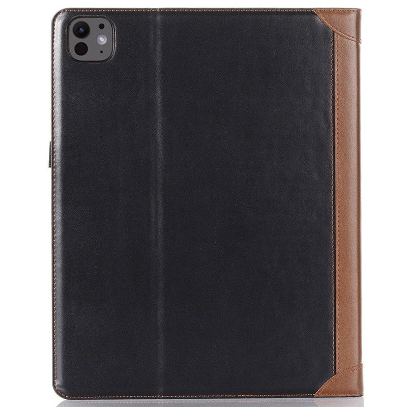 Fodral iPad Pro 13 (2025) Tvåfärgat Konstläder