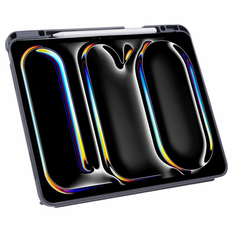 iPad Pro 13 (2025) Origami-stativ Och Möjligt Pennhållare