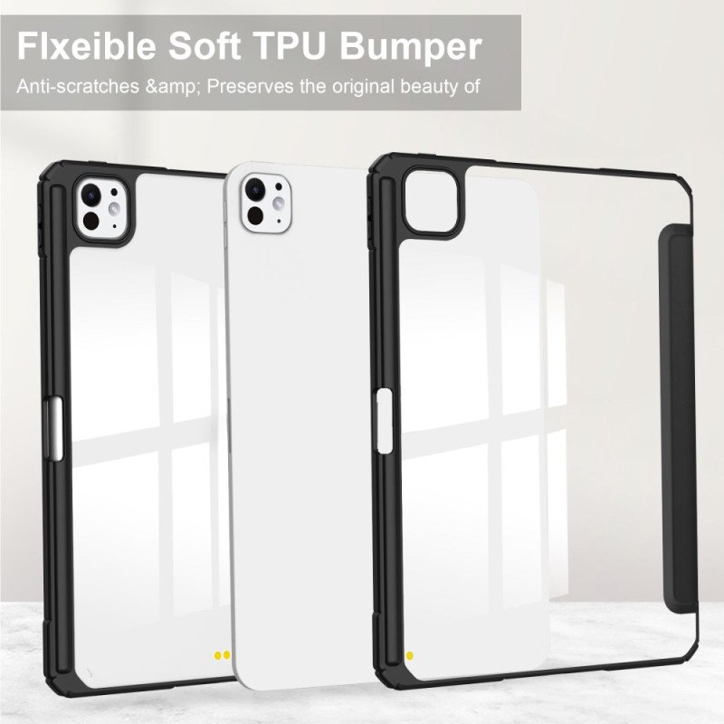 iPad Pro 13 (2025) Transparent Fodral I Konstläder