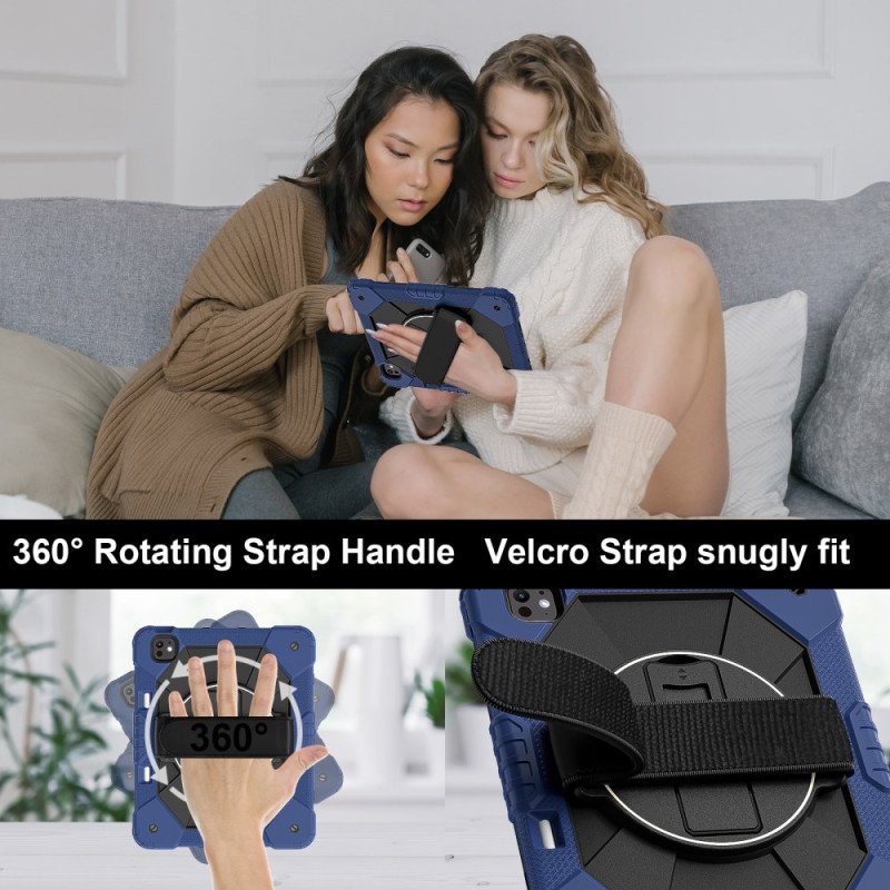 Skal För iPad Pro 13 (2025) Handrem Och Axelrem