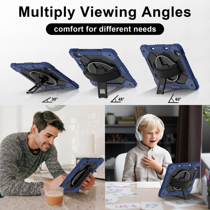 Skal För iPad Pro 13 (2025) Handrem Och Axelrem