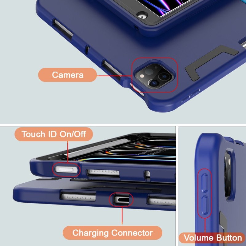 Skal För iPad Pro 13 (2025) Stativ Och Pekpennahållare