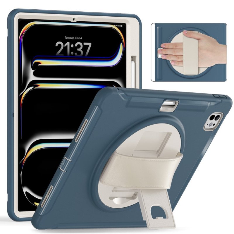 Skal För iPad Pro 13 (2025) Stylushållare Och Stativ