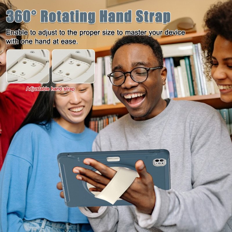 Skal För iPad Pro 13 (2025) Stylushållare Och Stativ