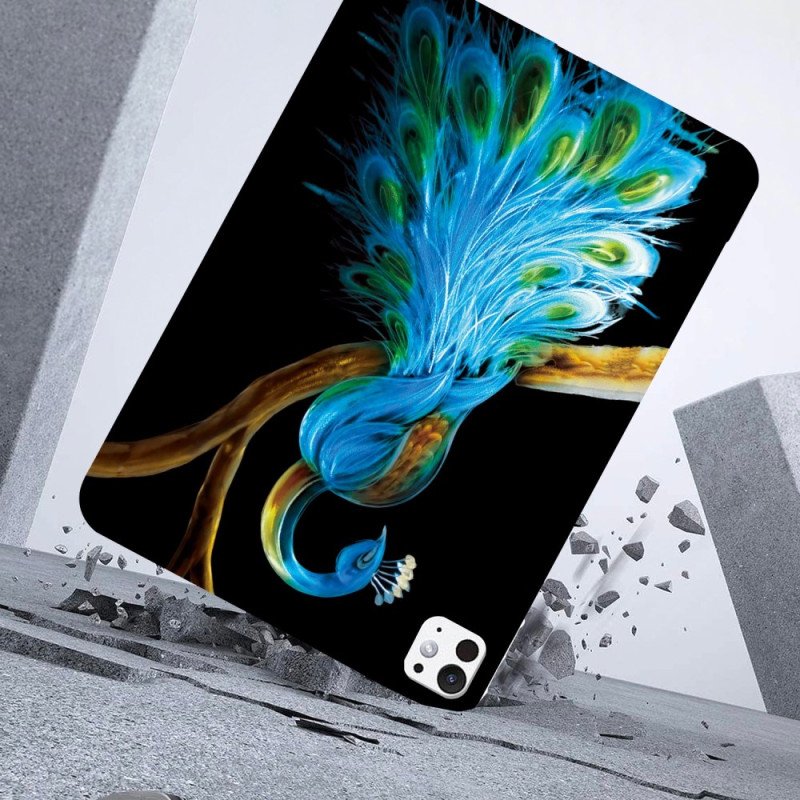 Skal iPad Pro 13 (2025) Påfågeldesign