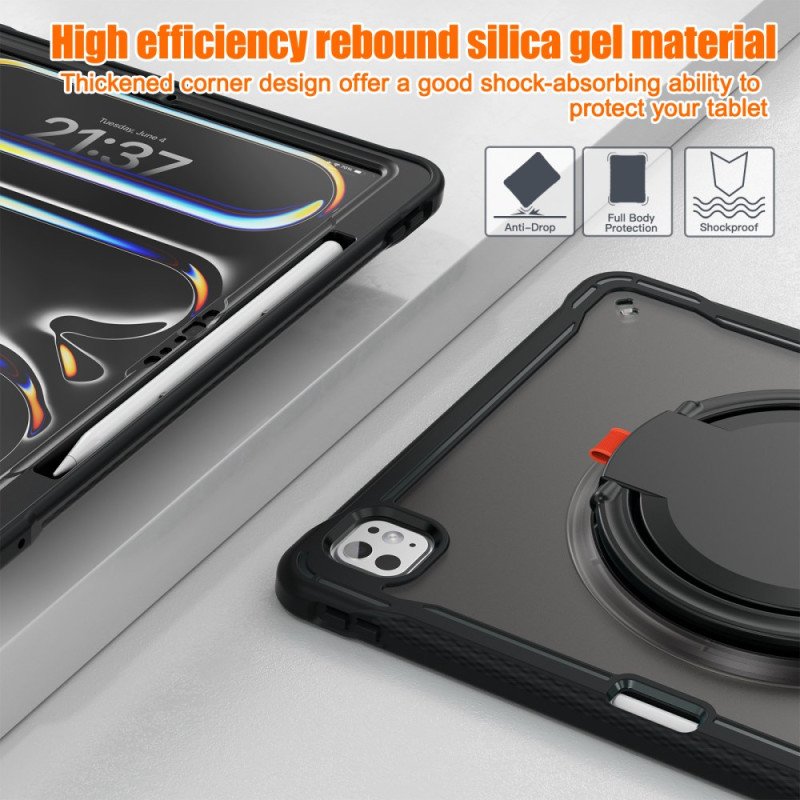 Skal iPad Pro 13 (2025) Roterande Stativ Och Pekpennhållare