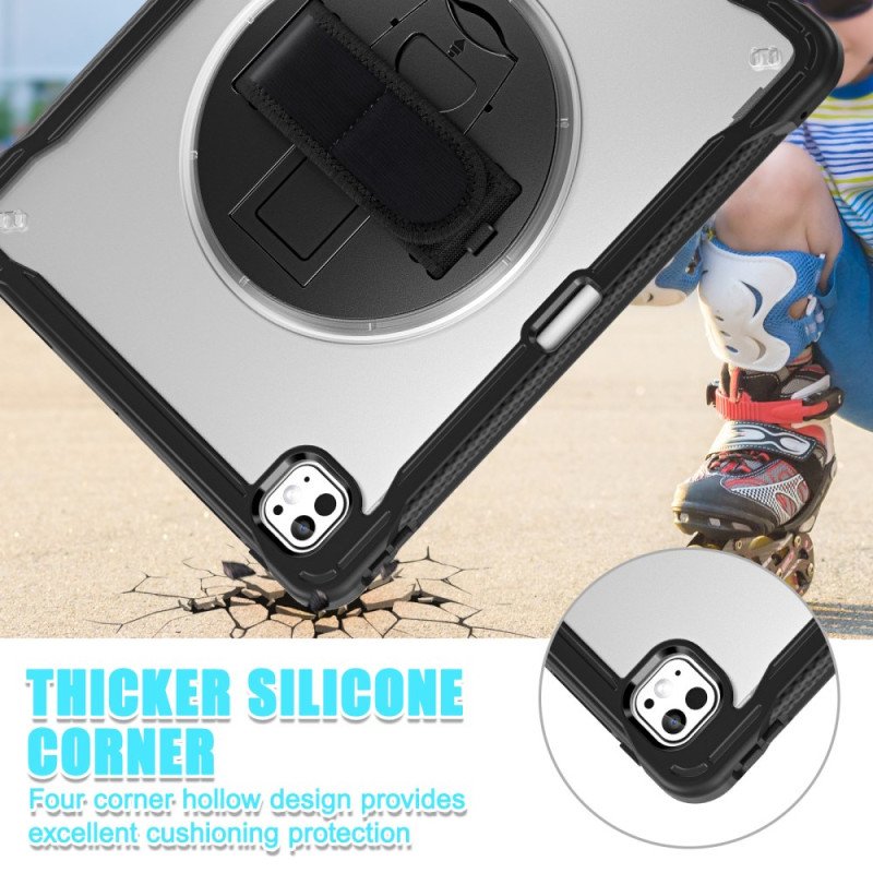 Skal iPad Pro 13 (2025) Stativ Och Roterande Handrem