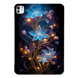 Skal iPad Pro 13 (2025) Telefonfodral Upplysta Blommor