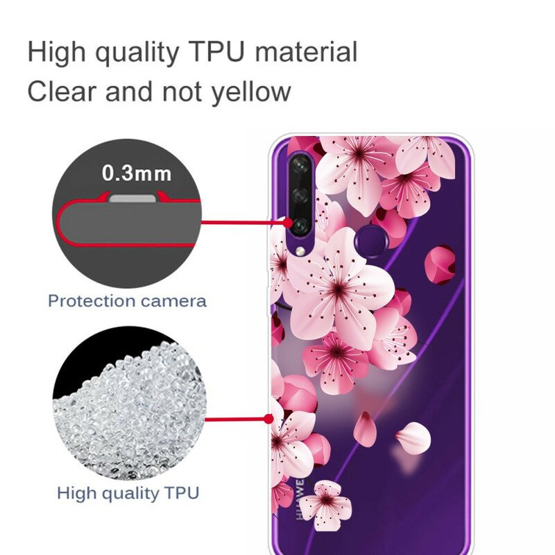Mobilskal Huawei Y6p Premium Blommigt