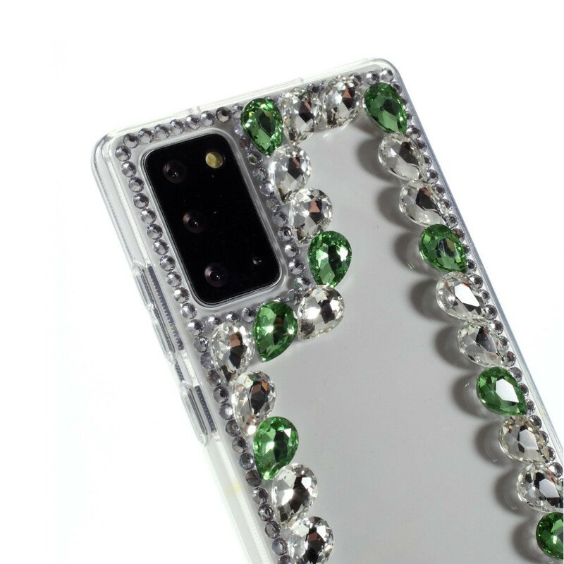 Skal Samsung Galaxy Note 20 Rhinestone Kontur