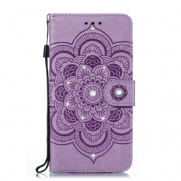 Folio-fodral Huawei P Smart Z Mandala Och Diamanter