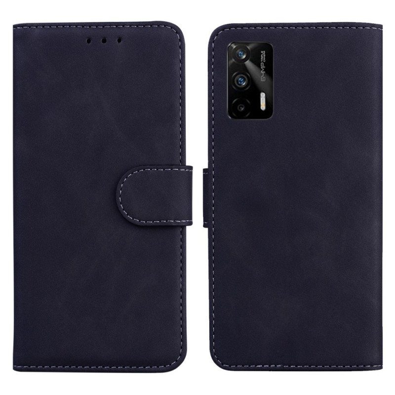 Folio-fodral Realme GT 5G Monokrom Lädereffekt