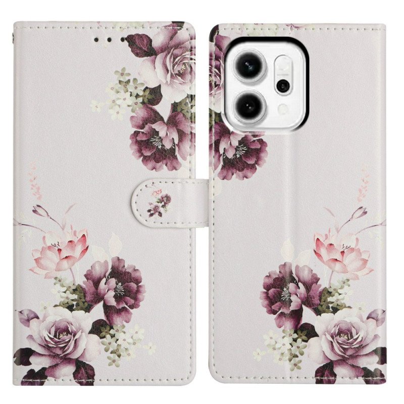Fodral Oppo Reno 14 Pro 5g Blommor