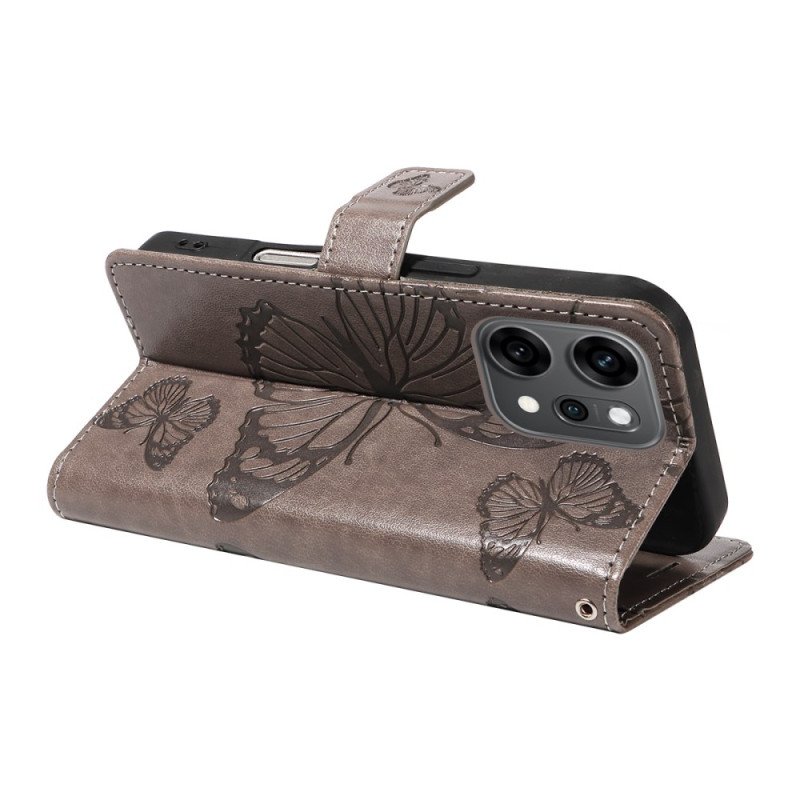 Fodral Oppo Reno 14 Pro 5g Jättefjärilar