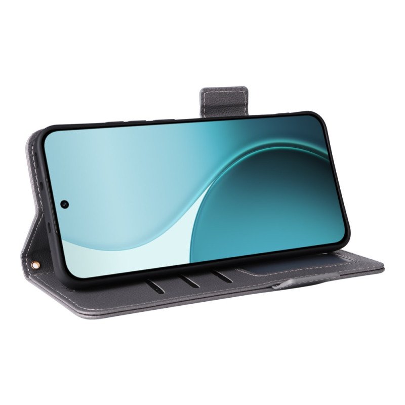 Fodral Oppo Reno 14 Pro 5g Litchistruktur Med Rem