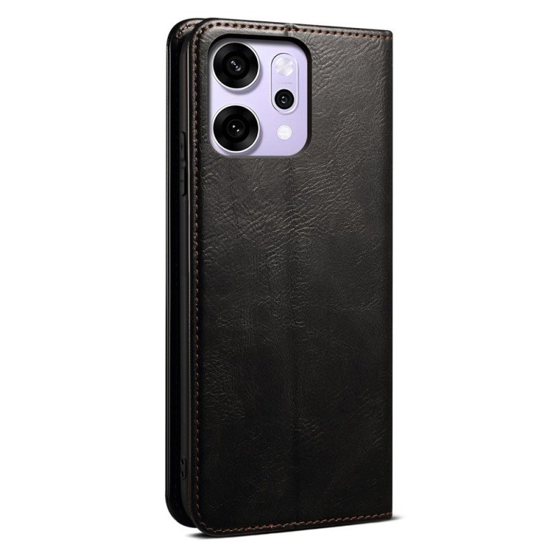 Folio-fodral Oppo Reno 14 Pro 5g Regnjacka I Konstläder