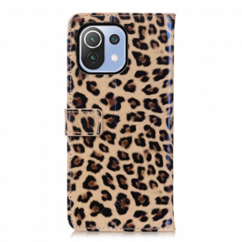 Fodral Xiaomi Mi 11 Lite 4G / 5G / 5G NE Leopard