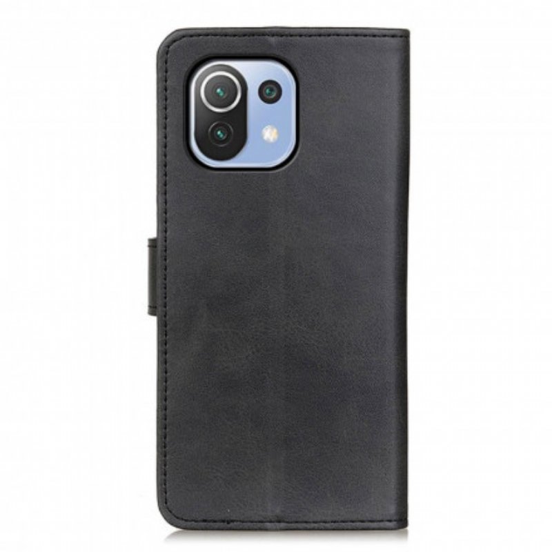 Fodral Xiaomi Mi 11 Lite 4G / 5G / 5G NE Retro Matt Lädereffekt