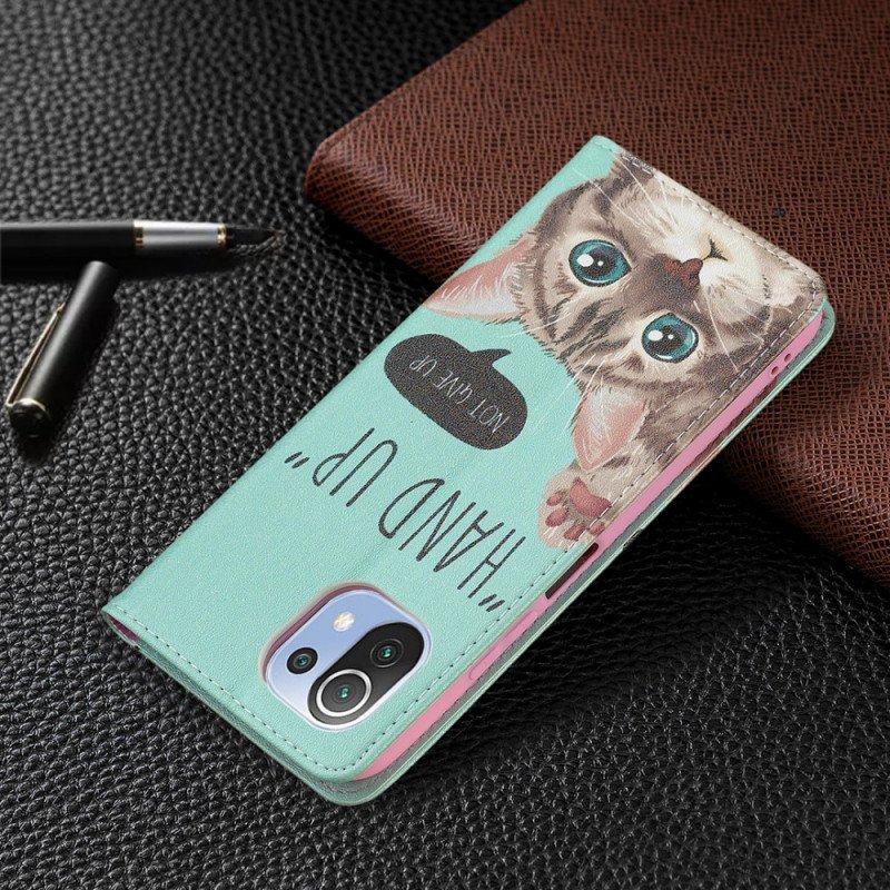 Folio-fodral Xiaomi Mi 11 Lite 4G / 5G / 5G NE Läderfodral Hand-up