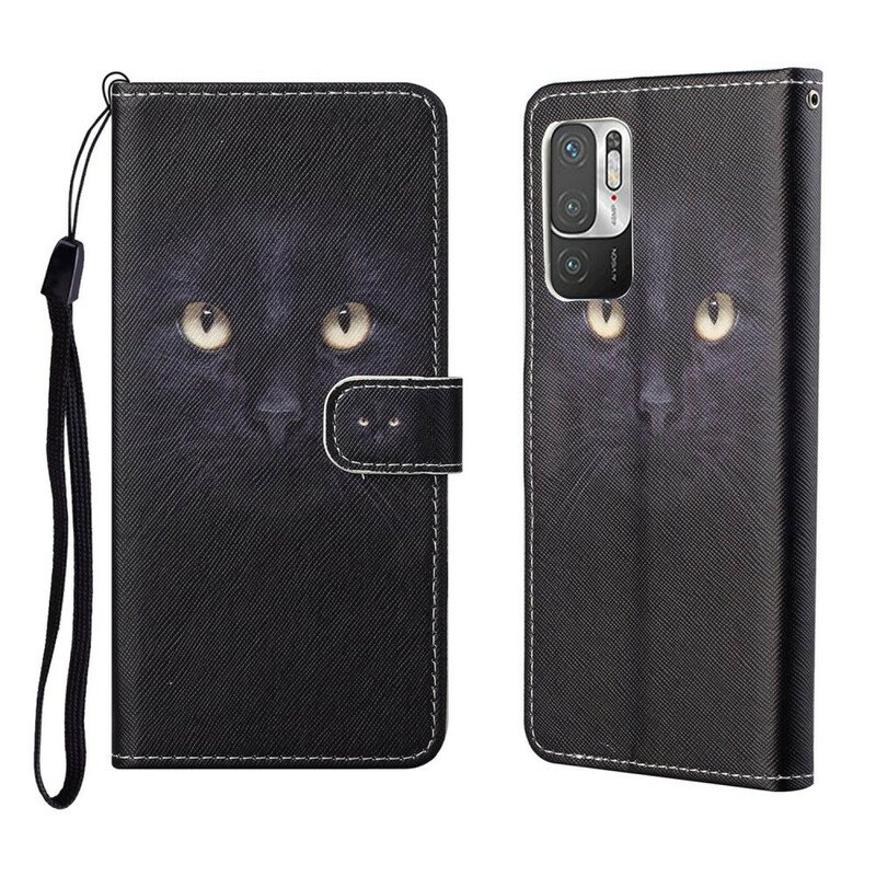Fodral Poco M3 Pro 5G Med Kedjar Strappy Leopard
