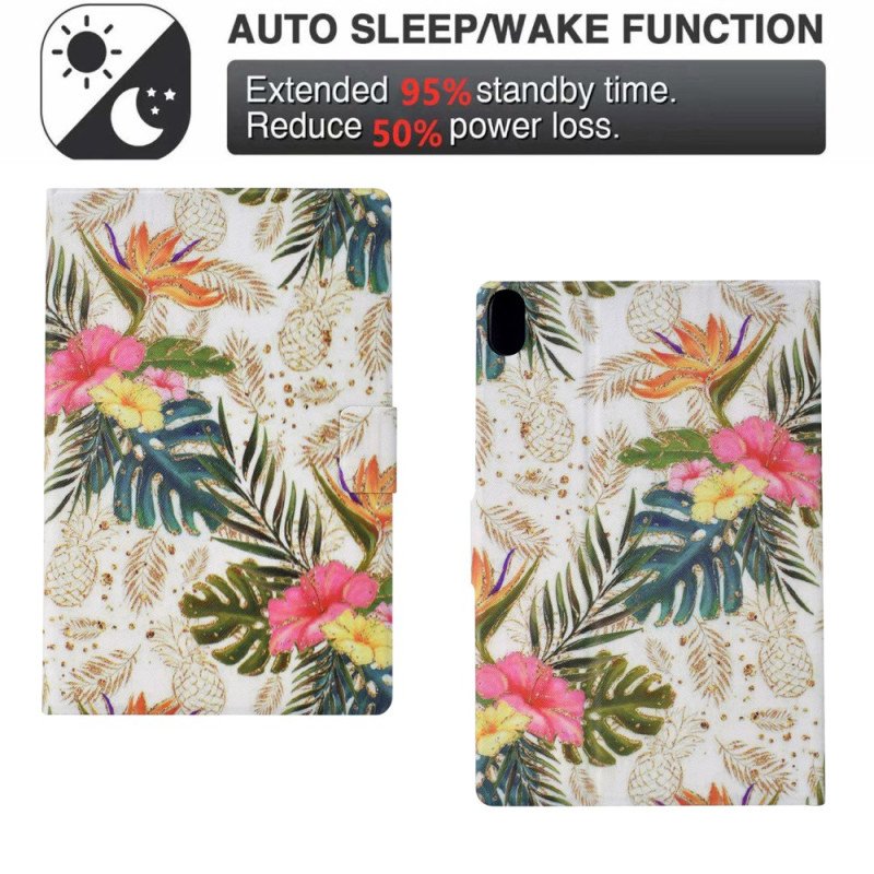 Fodral För Samsung Galaxy Tab S11 Gyllene Ananas