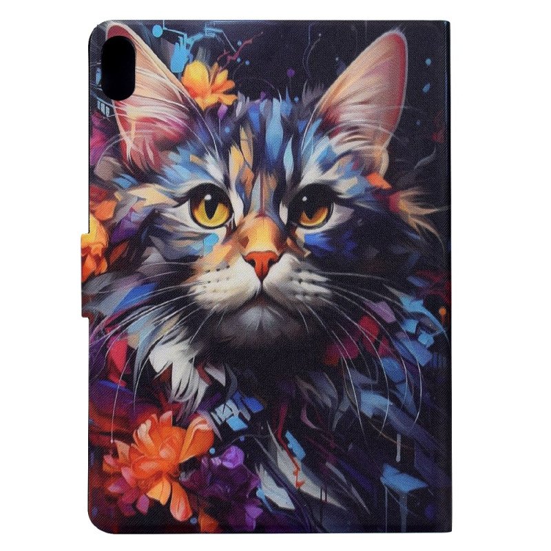 Fodral För Samsung Galaxy Tab S11 Konstnärlig Katt