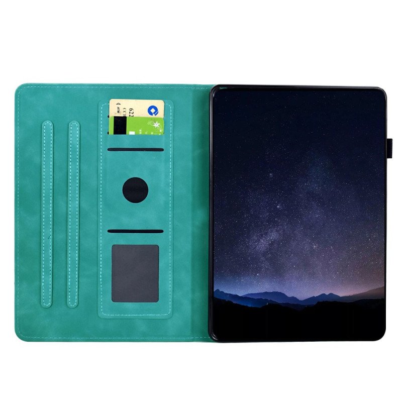 Fodral För Samsung Galaxy Tab S11 Mandala Med Mockaeffekt