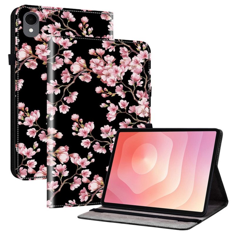 Fodral För Samsung Galaxy Tab S11 Plommonblommor