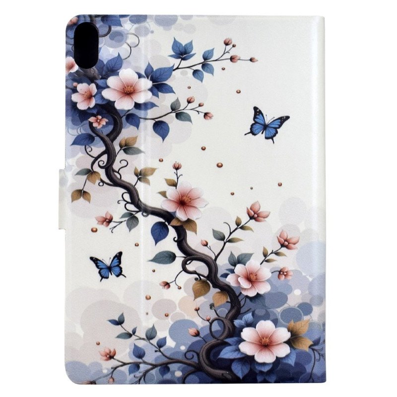 Fodral Samsung Galaxy Tab S11 Blommor Och Fjärilar