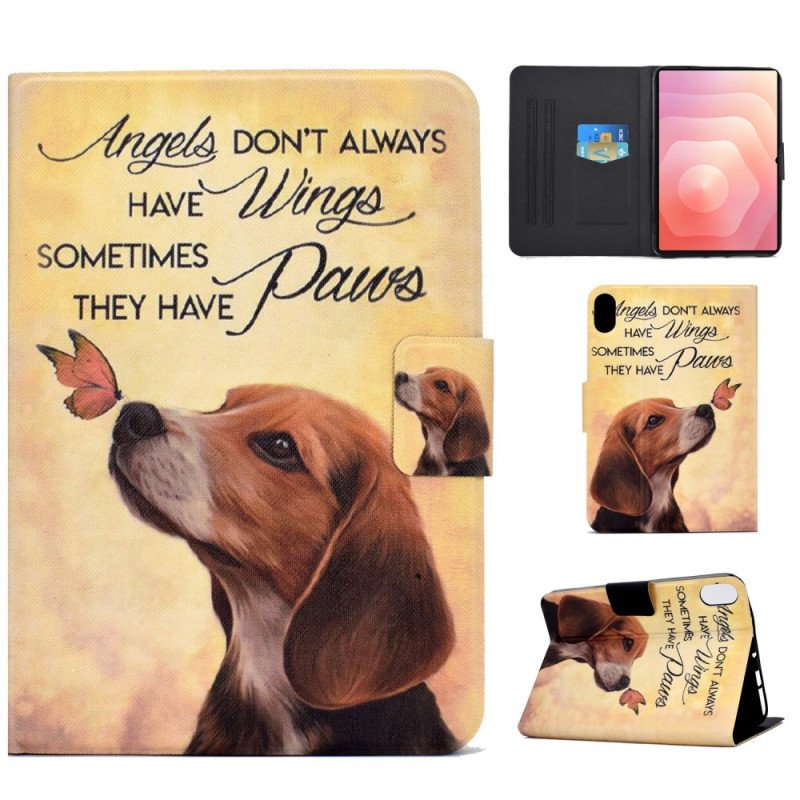 Fodral Samsung Galaxy Tab S11 Hund Och Fjäril