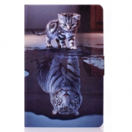 Läderskal Fodral Samsung Galaxy Tab S11 Kattungedröm