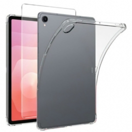 Skal För Samsung Galaxy Tab S11 Transparent Med Skärmskydd I Härdat Glas