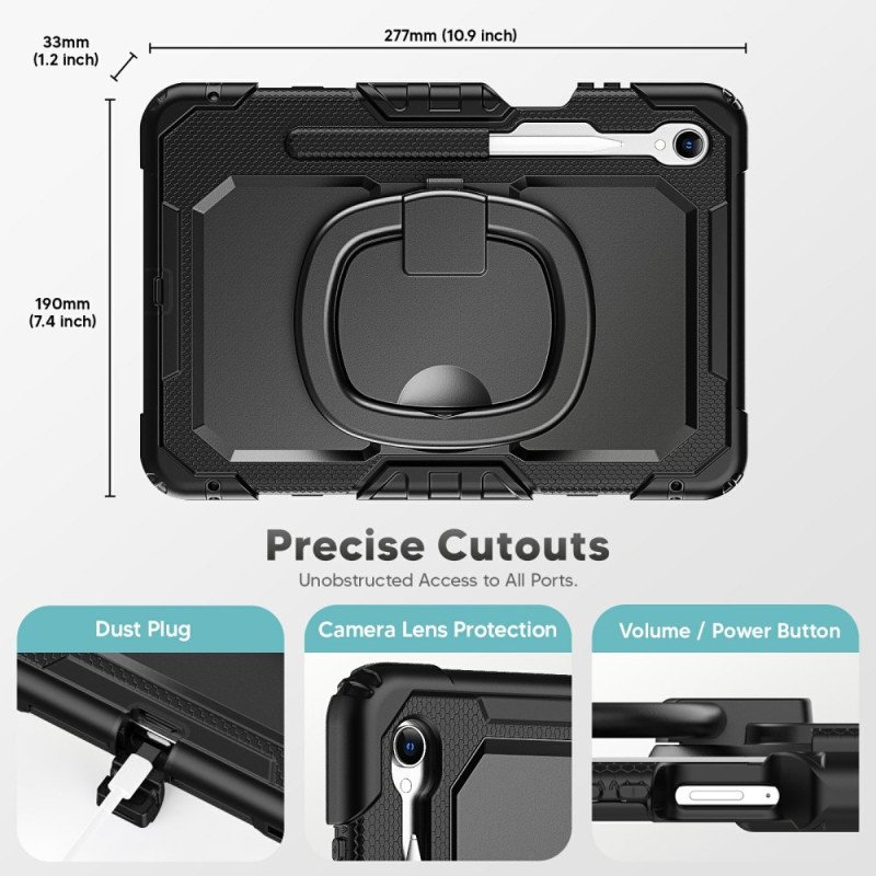 Skal För Samsung Galaxy Tab S11 Ultratålig Med Ring