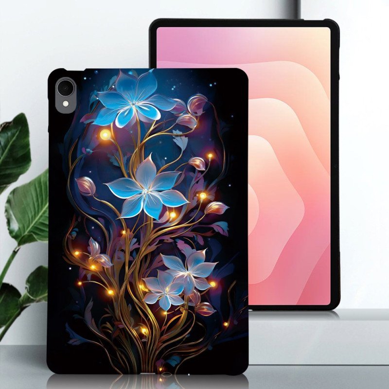 Skal Samsung Galaxy Tab S11 Blå Blommor