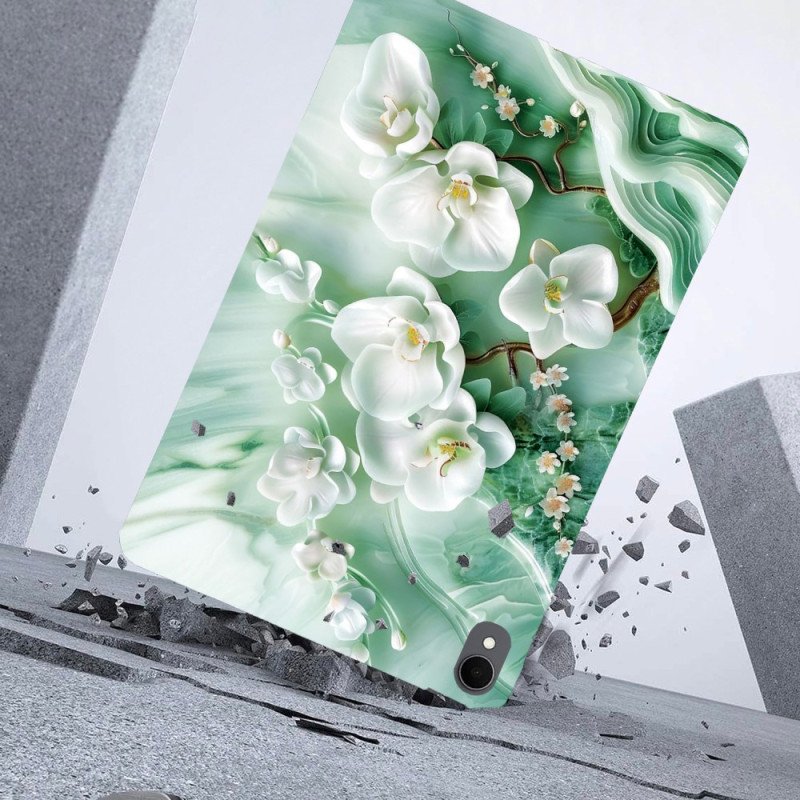 Skal Samsung Galaxy Tab S11 Jadeblommor