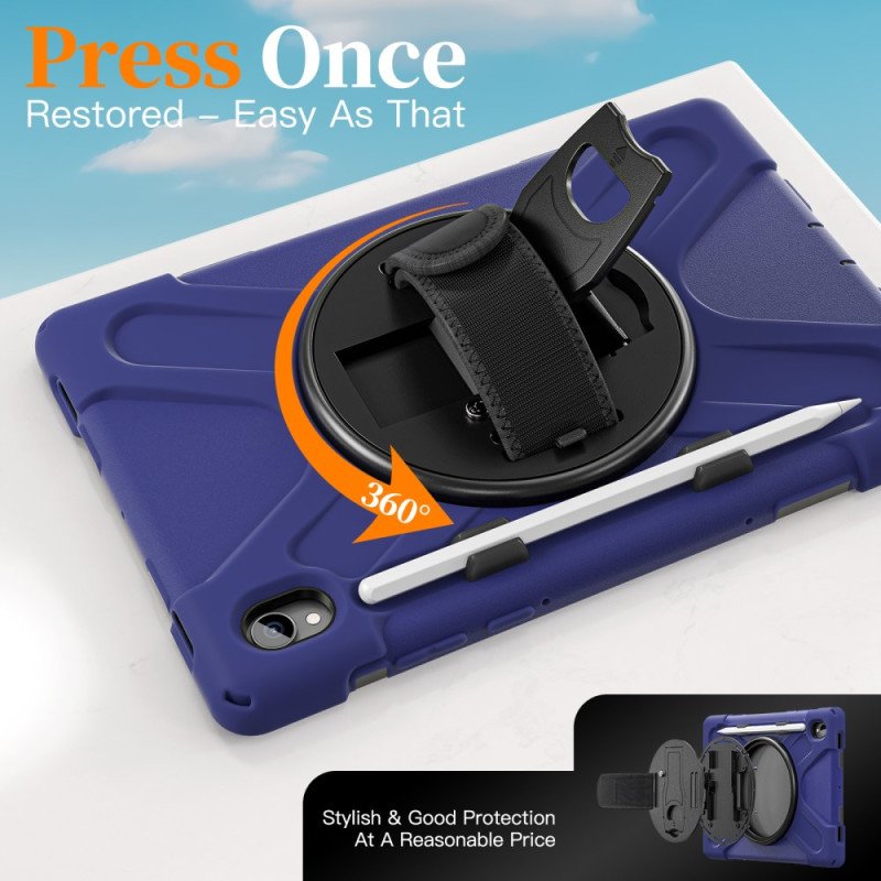 Skal Samsung Galaxy Tab S11 Ultratålig Med Stylushållare Och Axel Rem