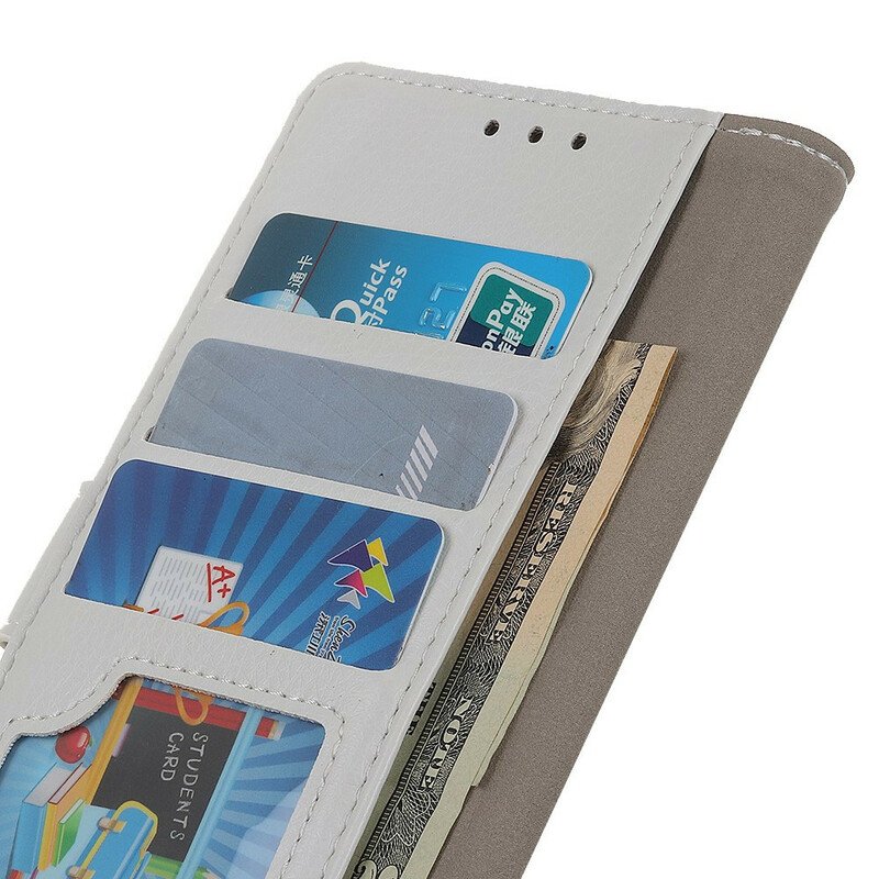 Fodral Xiaomi Redmi Note 9 Litchisömmar I Lädereffekt