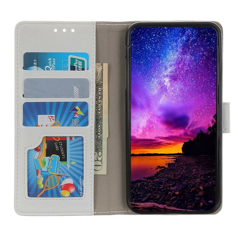 Fodral Xiaomi Redmi Note 9 Litchisömmar I Lädereffekt